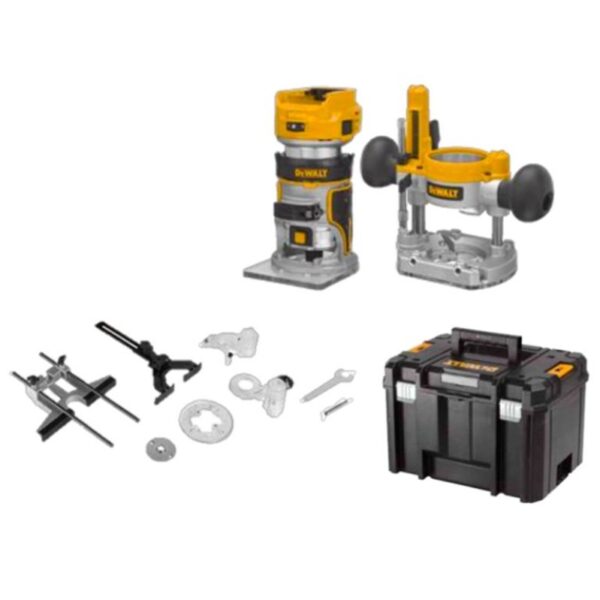 DeWalt DCW604NT-XJ  18v Brushless Router With Plunge Base Case - Bare Unit