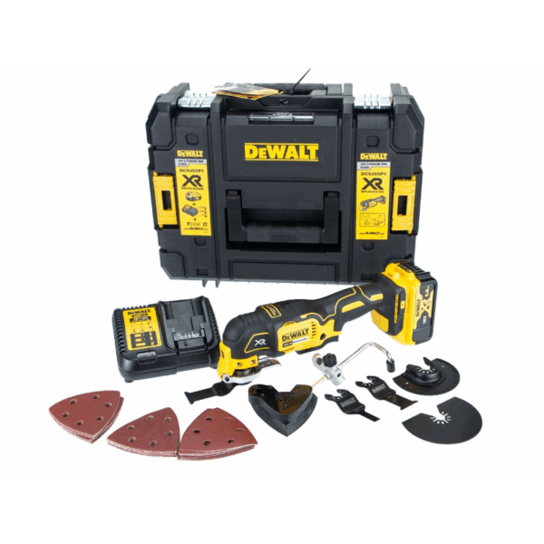 DeWalt DCS355P1-GB 18V XR 5Ah Brushless Oscillating Tool