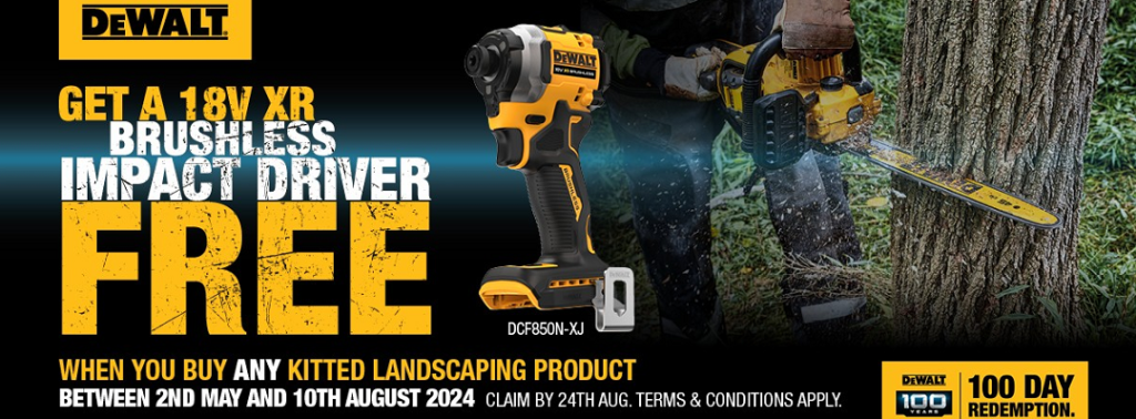 DeWalt Landscaping Redemption 2024