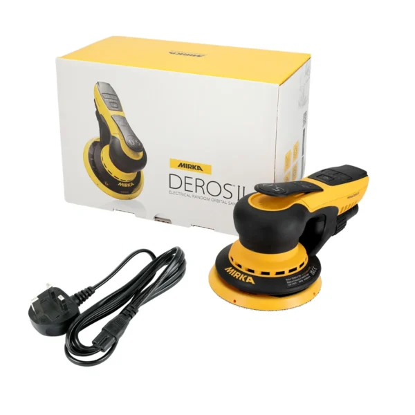 MIRKA DEROS II 550CV 125mm ORBIT 5,0 WITH UK MAINS