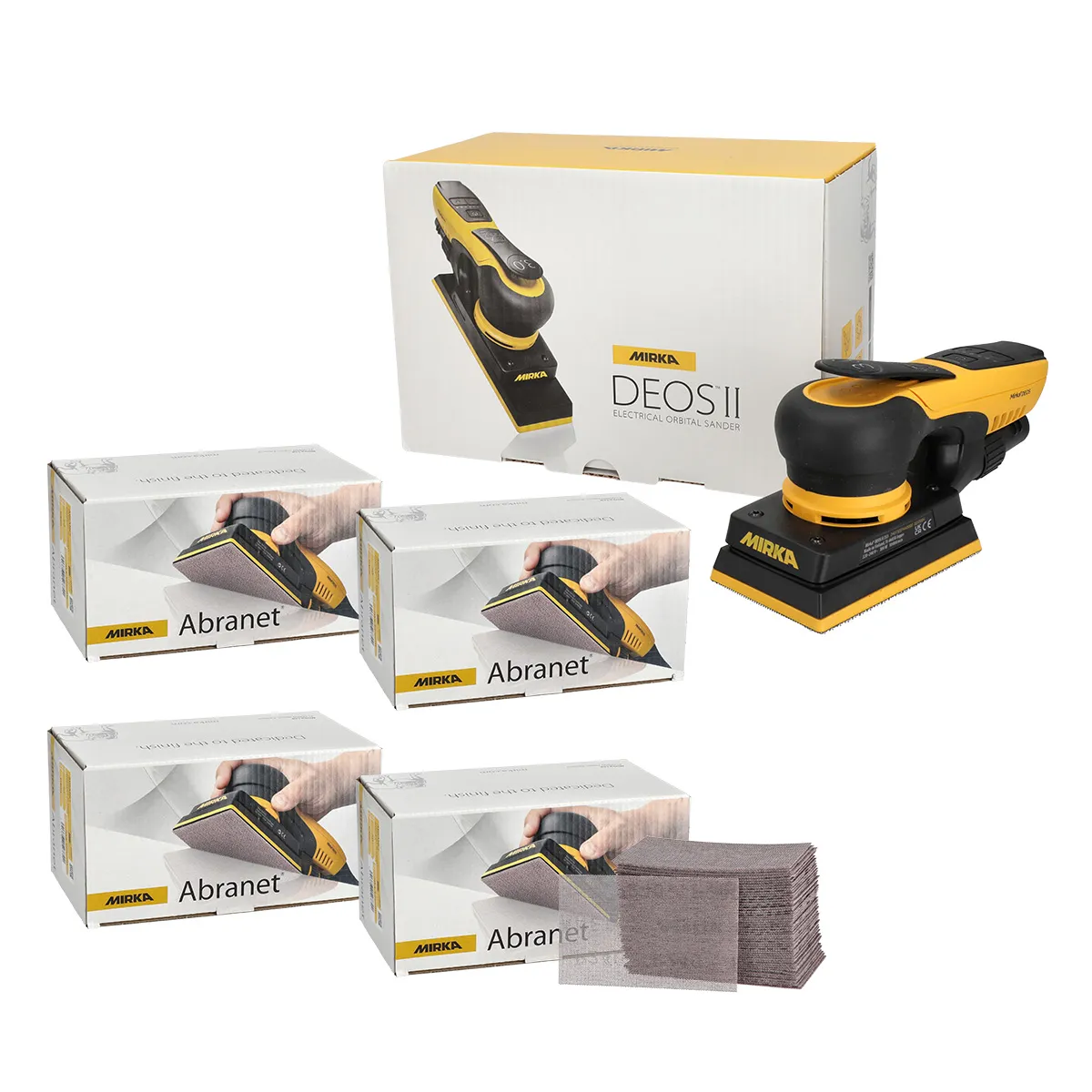 Mirka DEOS II 81x133mm Wood Kit 230V